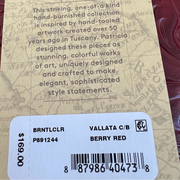 NWT PATRICIA NASH VALLATA CROSSBODY SHOULDER BAG - Picture 6 of 8